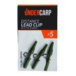 Distance Lead Clip With Tail Rubbers green