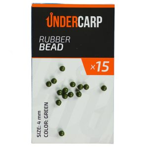 Rubber Bead Green 4 mm undercarp