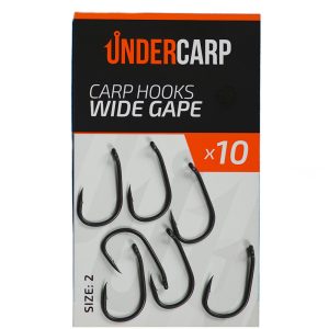 Carp Hooks Teflon WIDE GAPE 2 undercarp