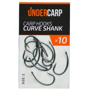 Carp Hooks Teflon CURVE SHANK 2 undercarp