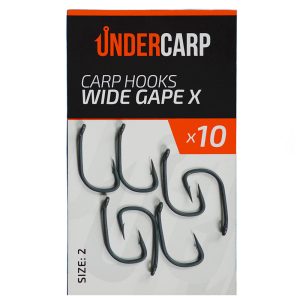 Carp Hooks Teflon WIDE GAPE X 2 undercarp