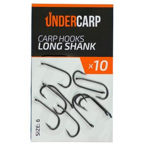 Carp Hooks Teflon LONG SHANK 6 undercarp