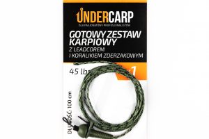 undercarp-Leadcore-rigs-45-lbs-100-cm-green-color
