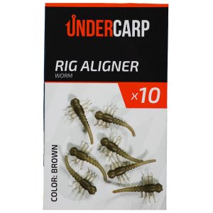 Rig Aligner Worm – Brown undercarp
