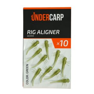 Rig Aligner Worm- Green undercarp