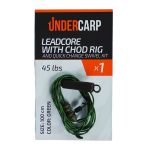 Leadcore with Chod Rig and Quick Change Swivel kit 45 lbs 100 cm green undercarp