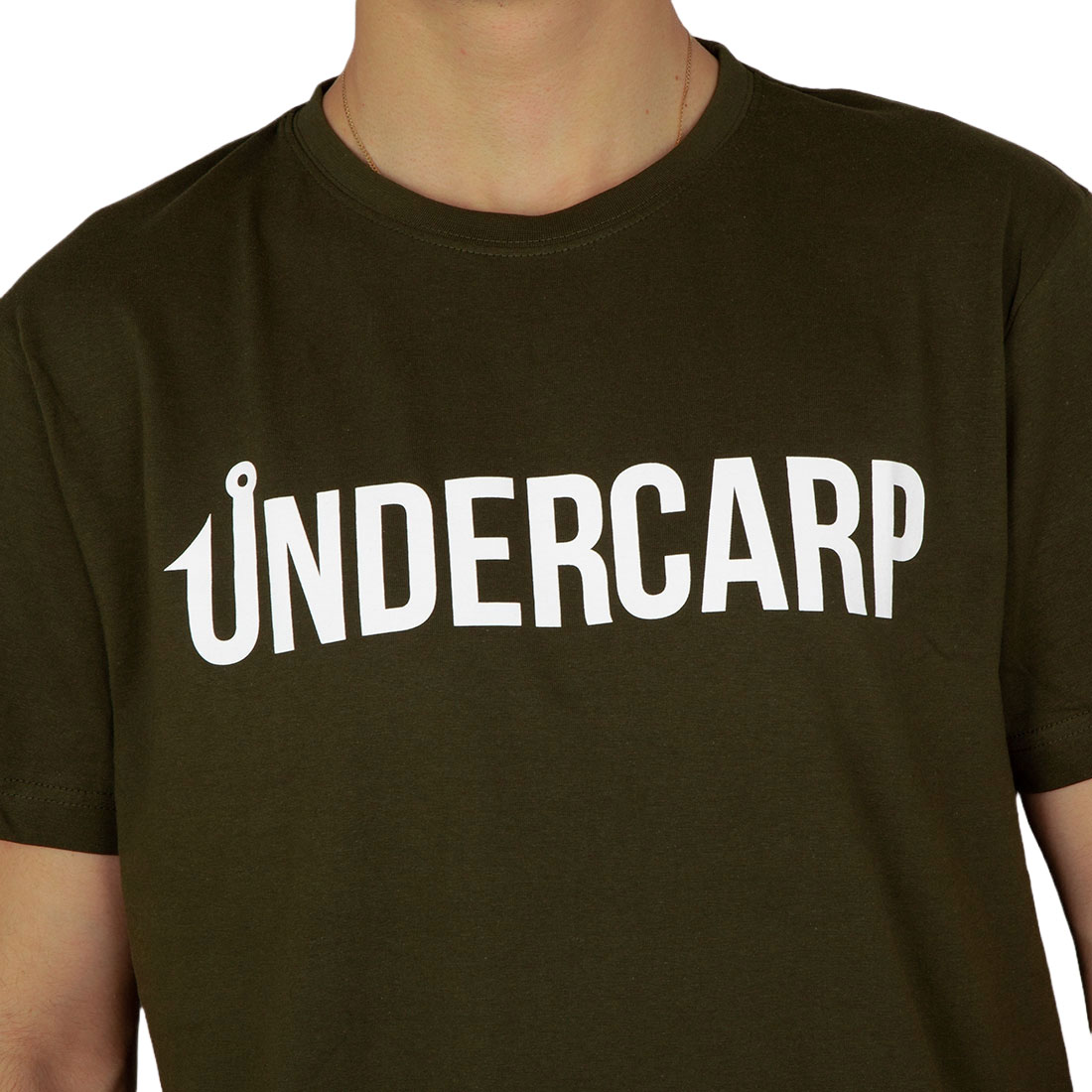 T-shirt Khaki with CARP motif undercarp