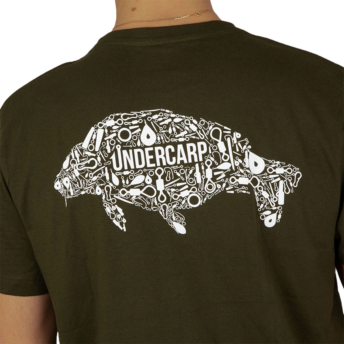 undercarp T-shirt Khaki with CARP motif