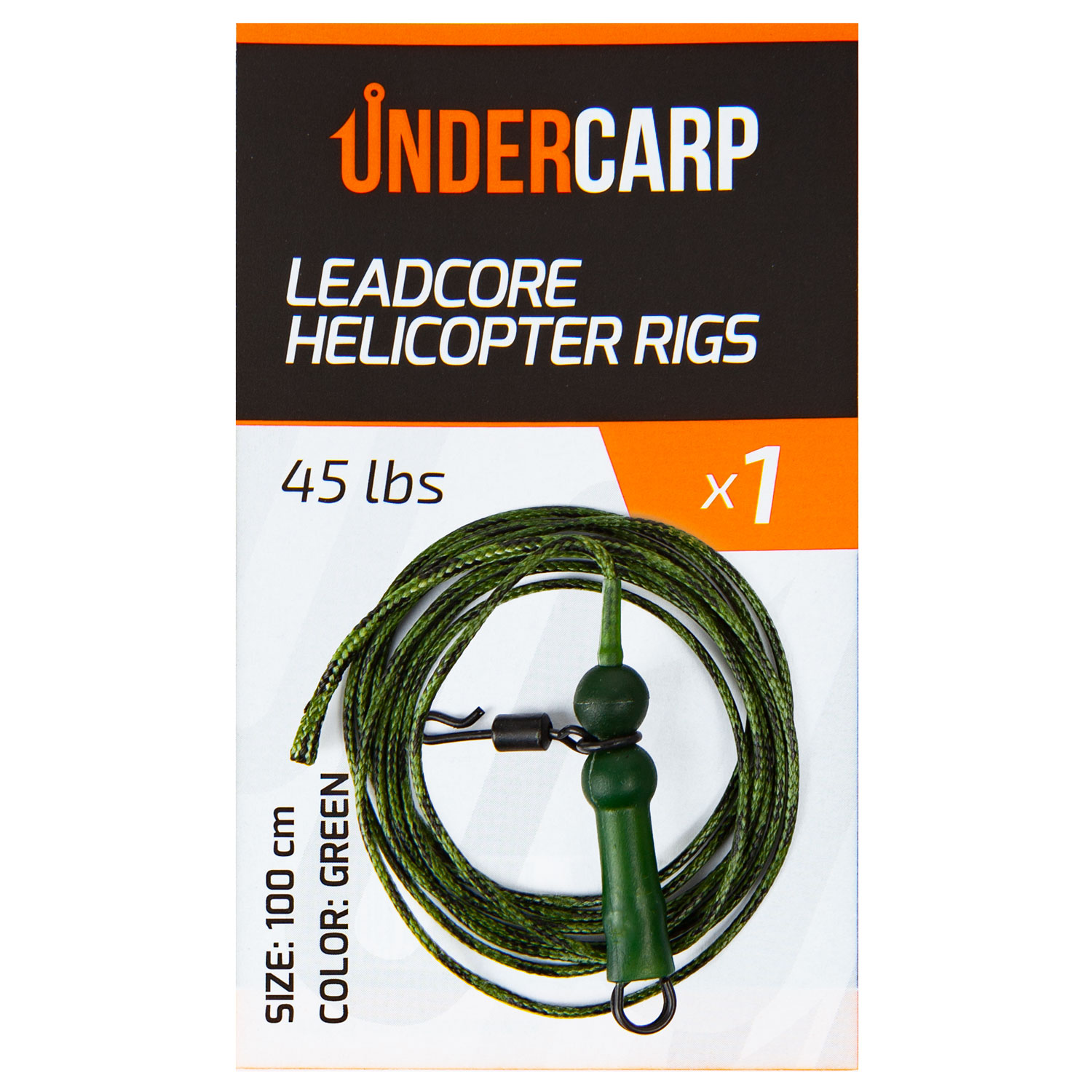 Leadcore Helicopter Rigs 45 lbs green