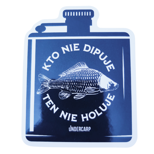 Sticker Hip Flask undercarp