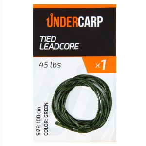 Tied Leadcore 45 lbs green