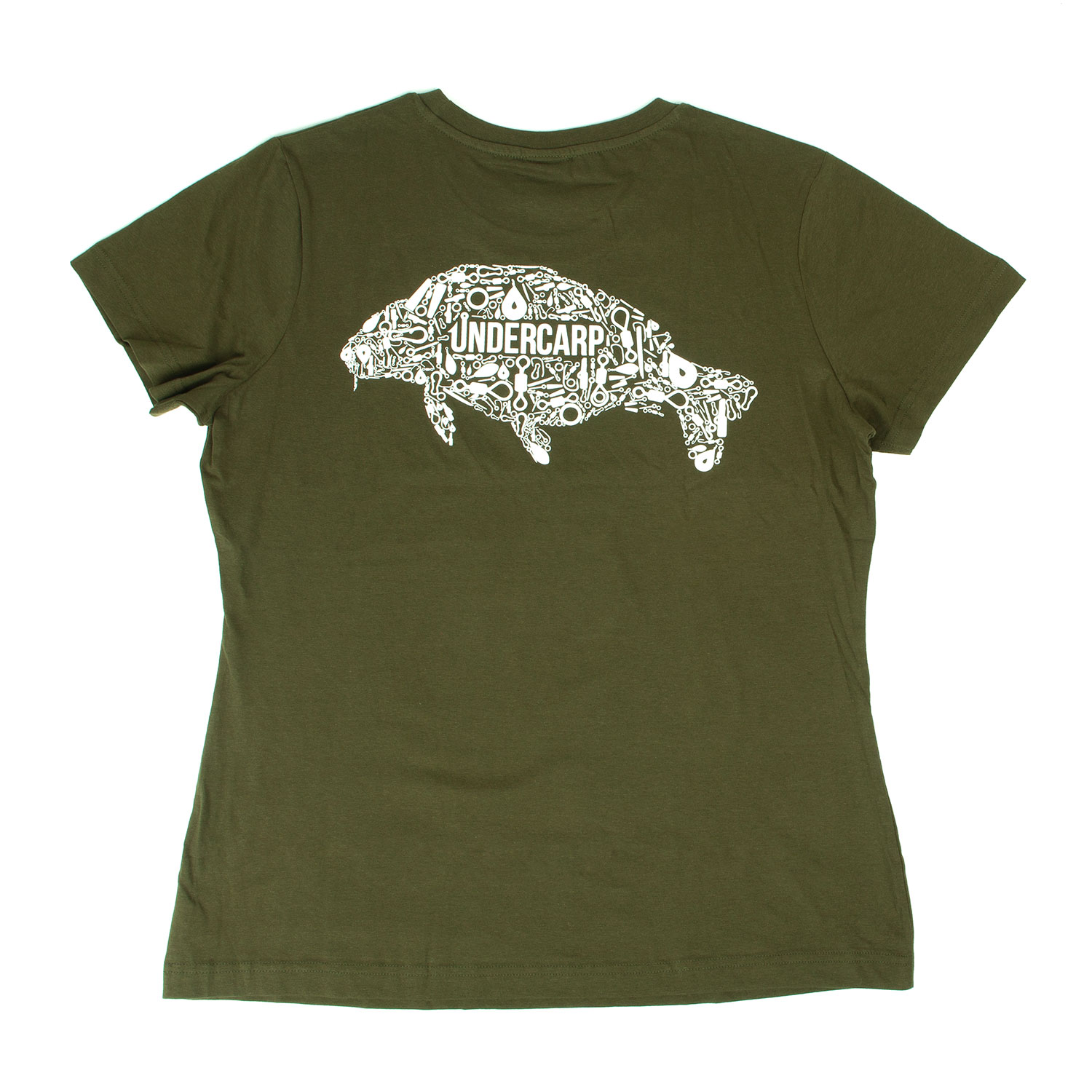 Women’s T-shirt Khaki with CARP motif wear uc