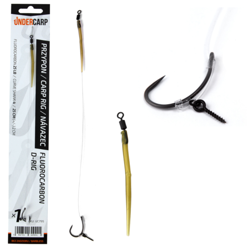 Ready Rig Fluorocarbon D-Rig Barbless 4 undercarp