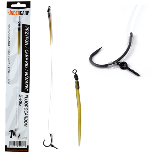 undercarp Ready Rig Fluorocarbon D-Rig Barbless 6